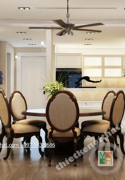 Thiết kế nội thất căn hộ chung cư ROYAL CITY cao cấp - chị HIỀN
