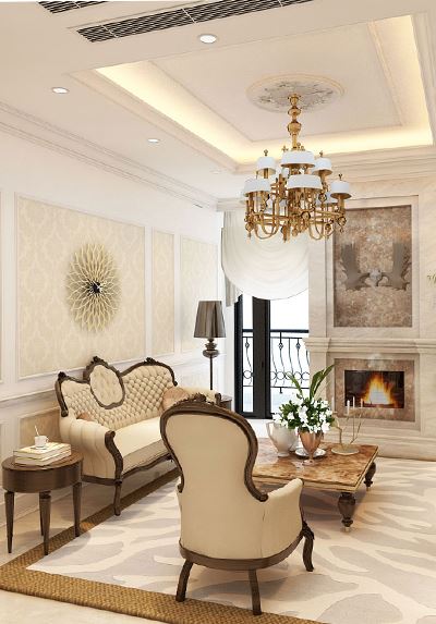 Thiết kế căn hộ chung cư ROYAL CITY cao cấp - chị PHƯƠNG
